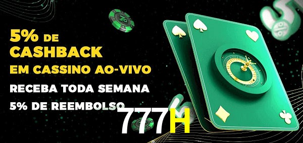 Promoções do cassino ao Vivo 777H
